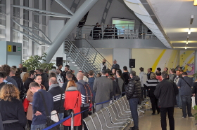 Výroční let Airbusu A319 na brněnském letišti