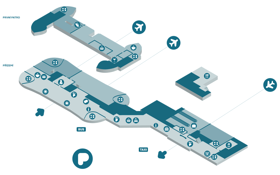 Mapa terminálů - pro interaktivní mapu klikněte na obrázek
